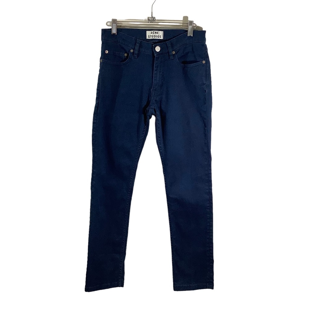 Acne Studios Men’s Vega Deep Petrol Slim Jeans 29/32